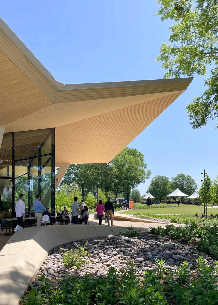 Exterior view of Arkansas Museum of Fine Arts