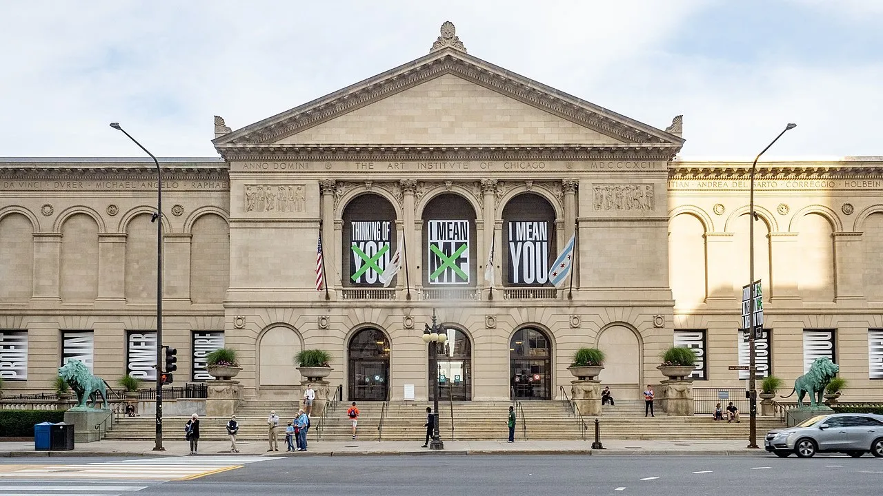Exterior view of Art Institute of Chicago