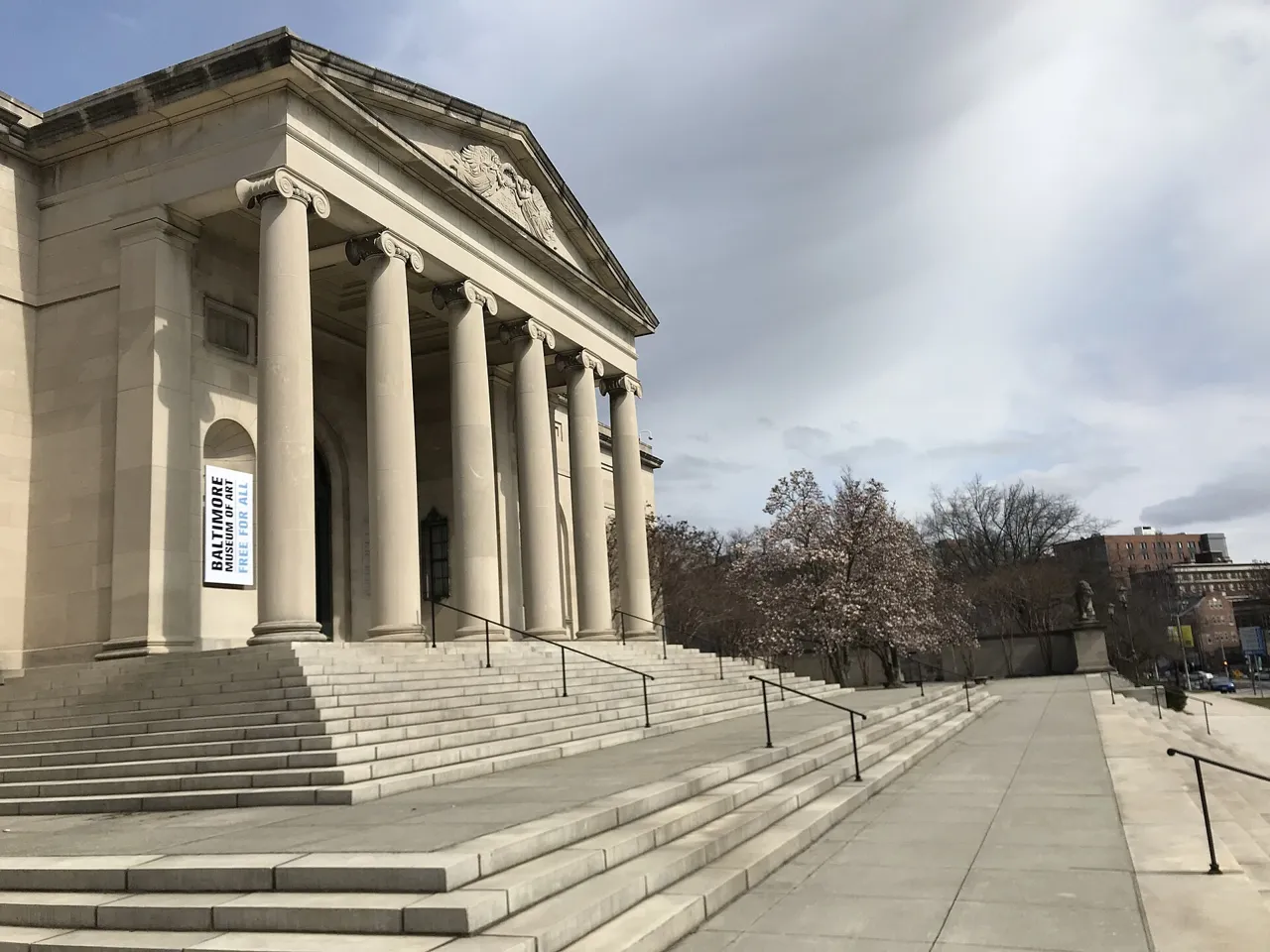 Exterior view of Baltimore Museum of Art