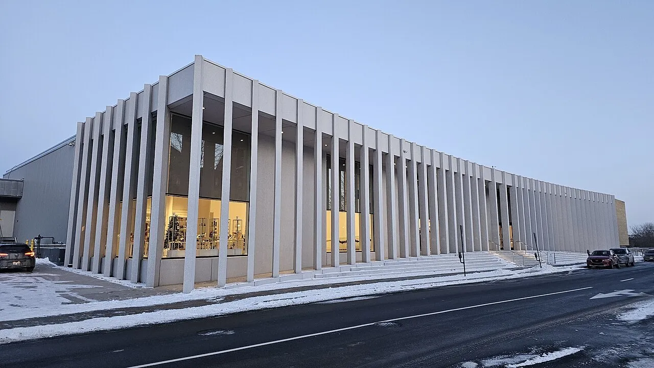 Exterior view of Beaverbrook Art Gallery