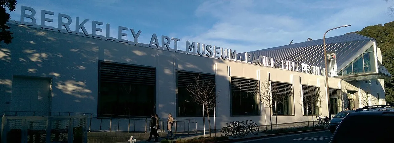 Exterior view of Berkeley Art Museum and Pacific Film Archive (BAMPFA)