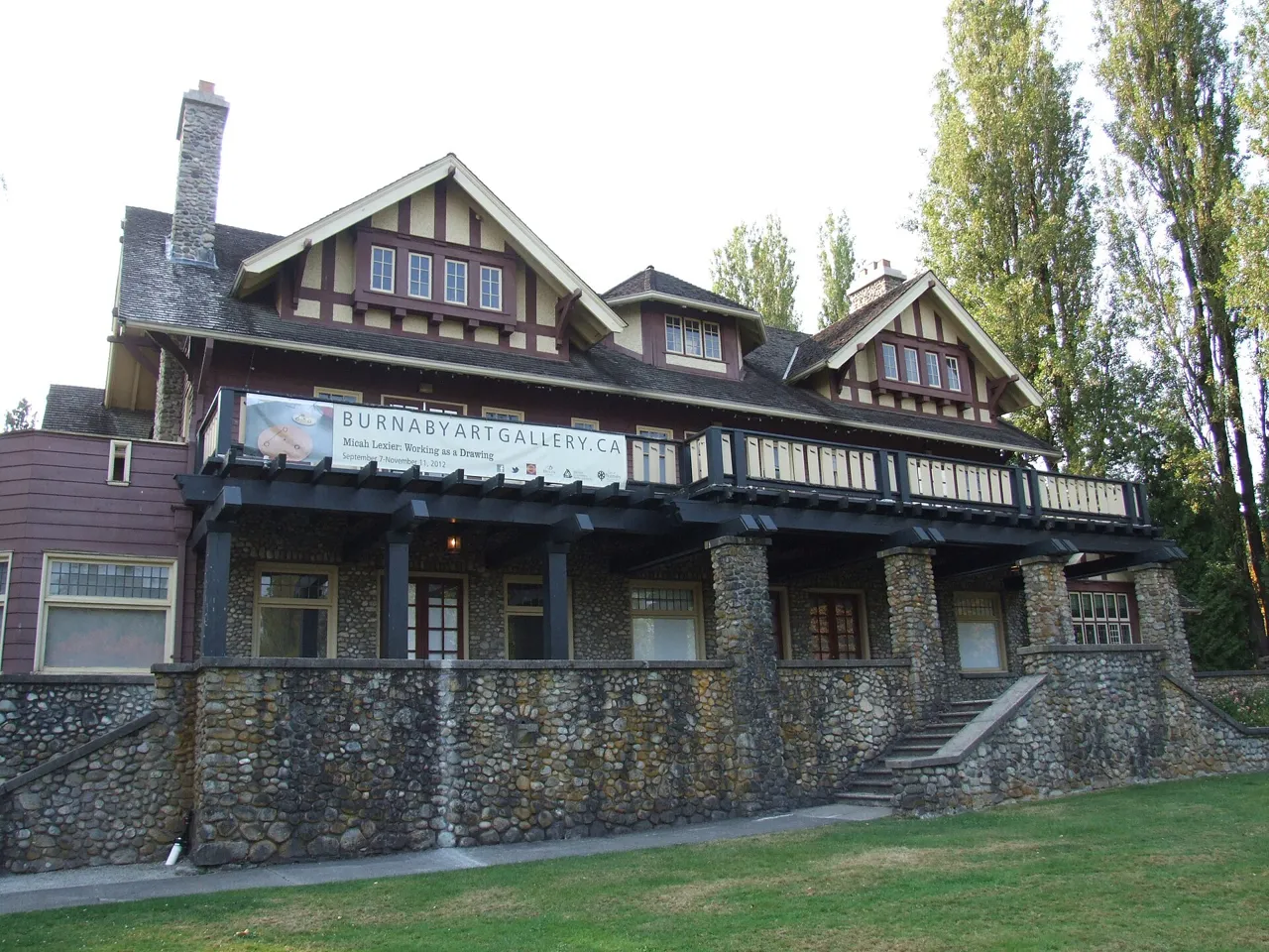 Exterior view of Burnaby Art Gallery