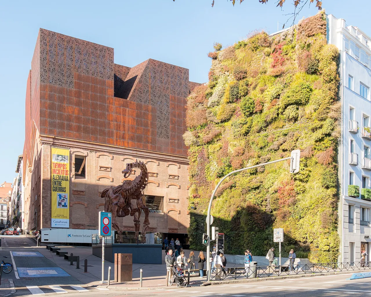Exterior view of CaixaForum Madrid