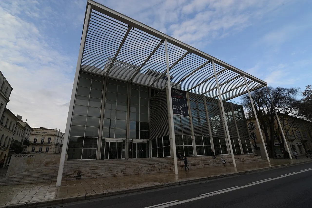 Exterior view of Carré d'Art – Musée d'Art Contemporain