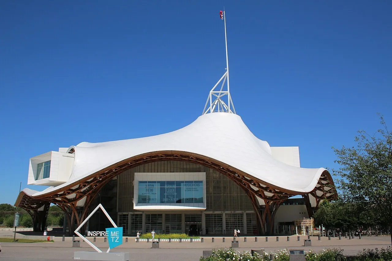 Exterior view of Centre Pompidou-Metz