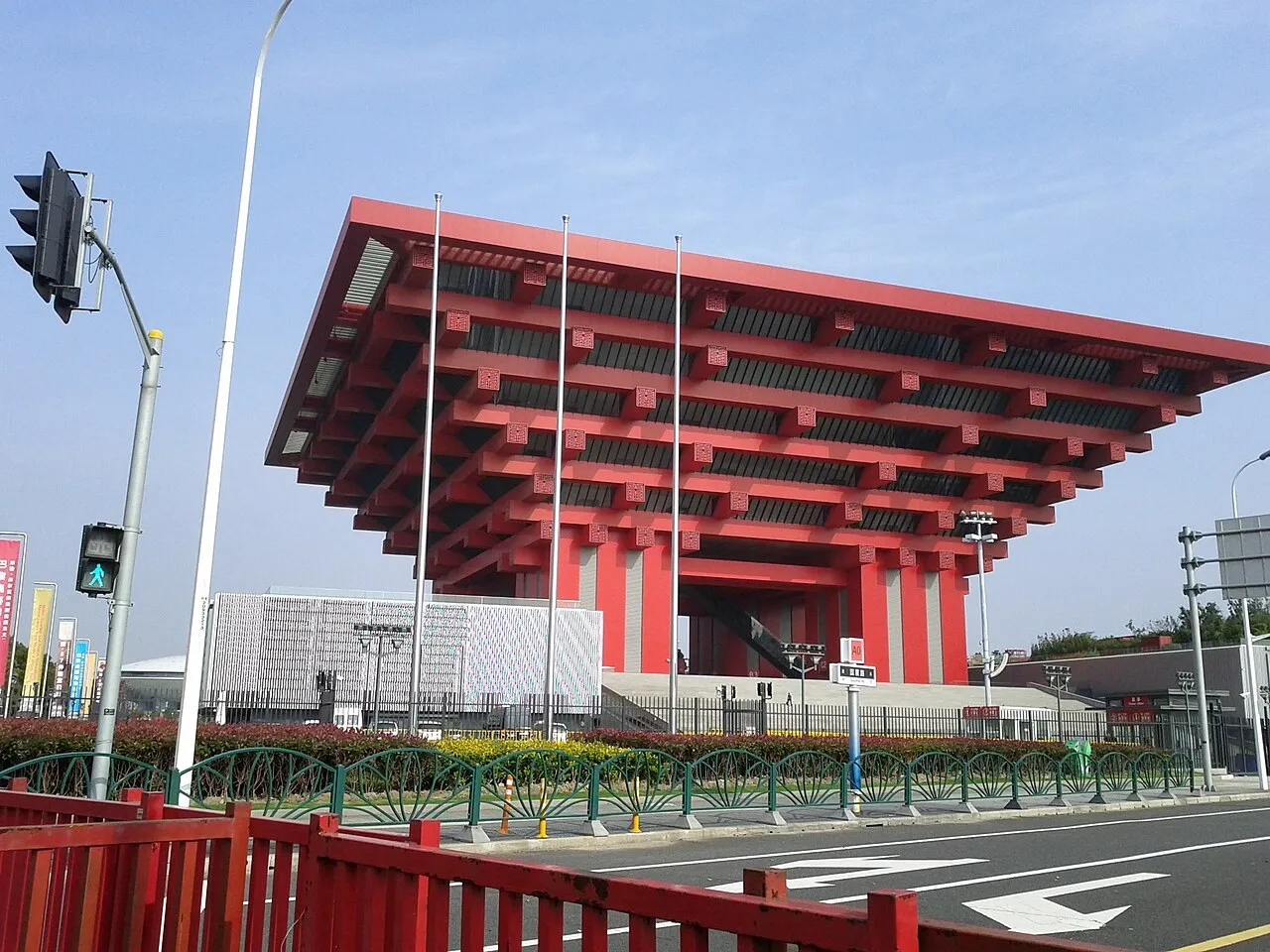Exterior view of China Art Museum Shanghai