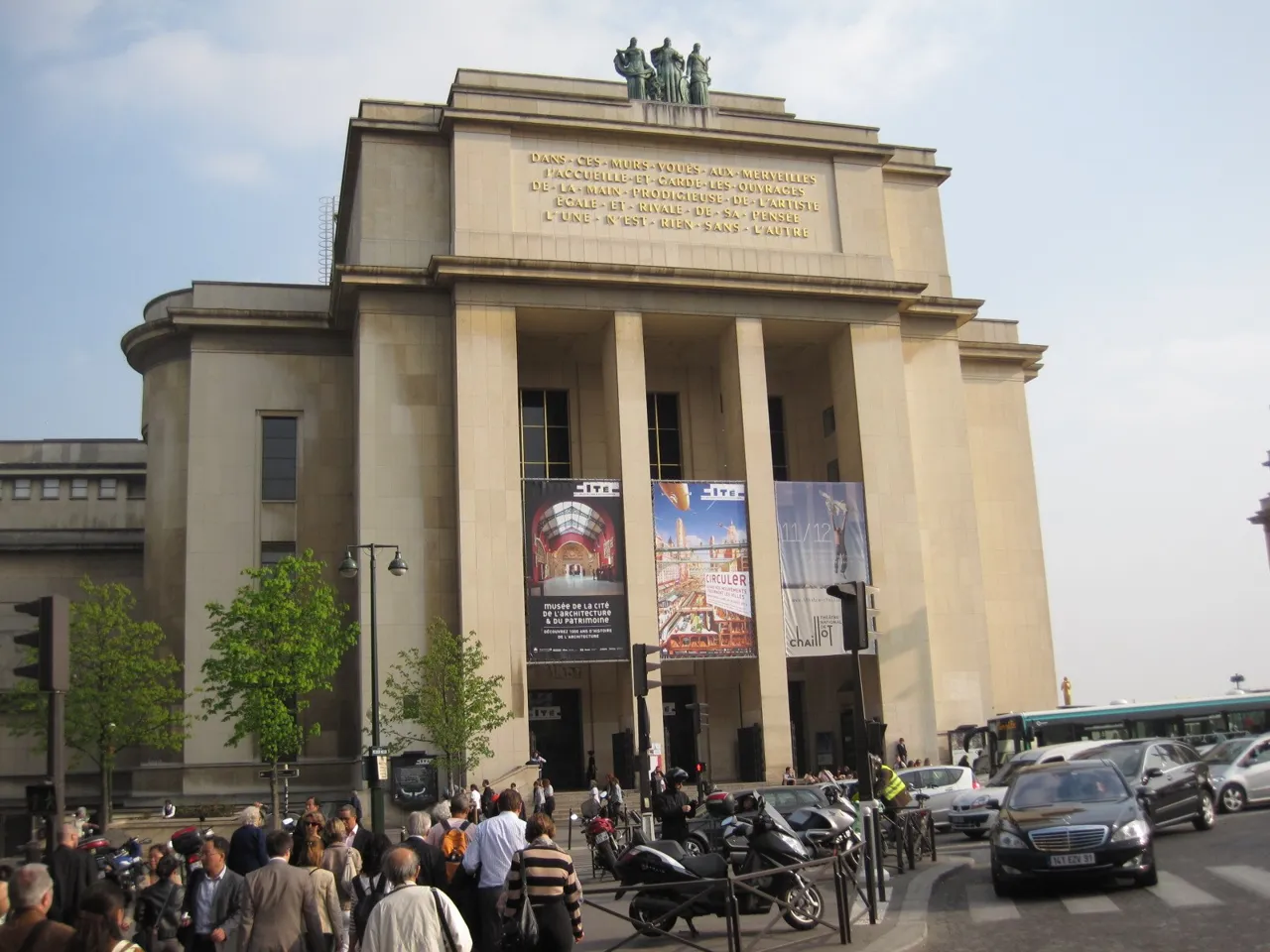 Exterior view of Cité de l'Architecture et du Patrimoine