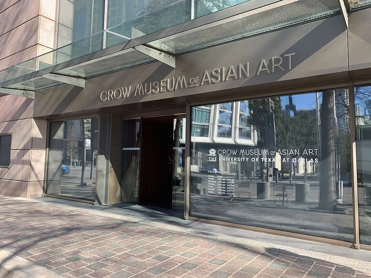 Exterior view of Crow Museum of Asian Art