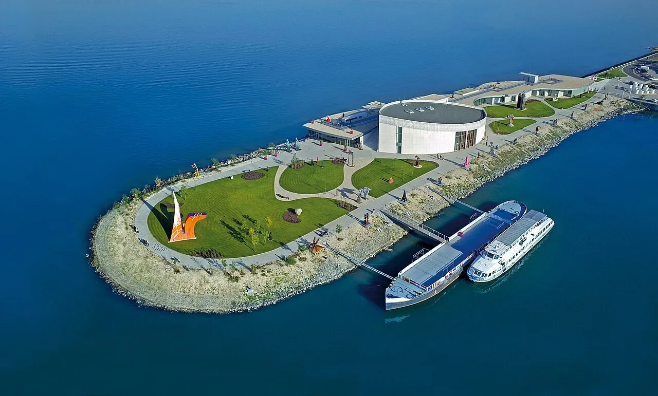Exterior view of Danubiana Meulensteen Art Museum