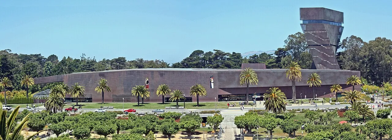 Exterior view of de Young Museum