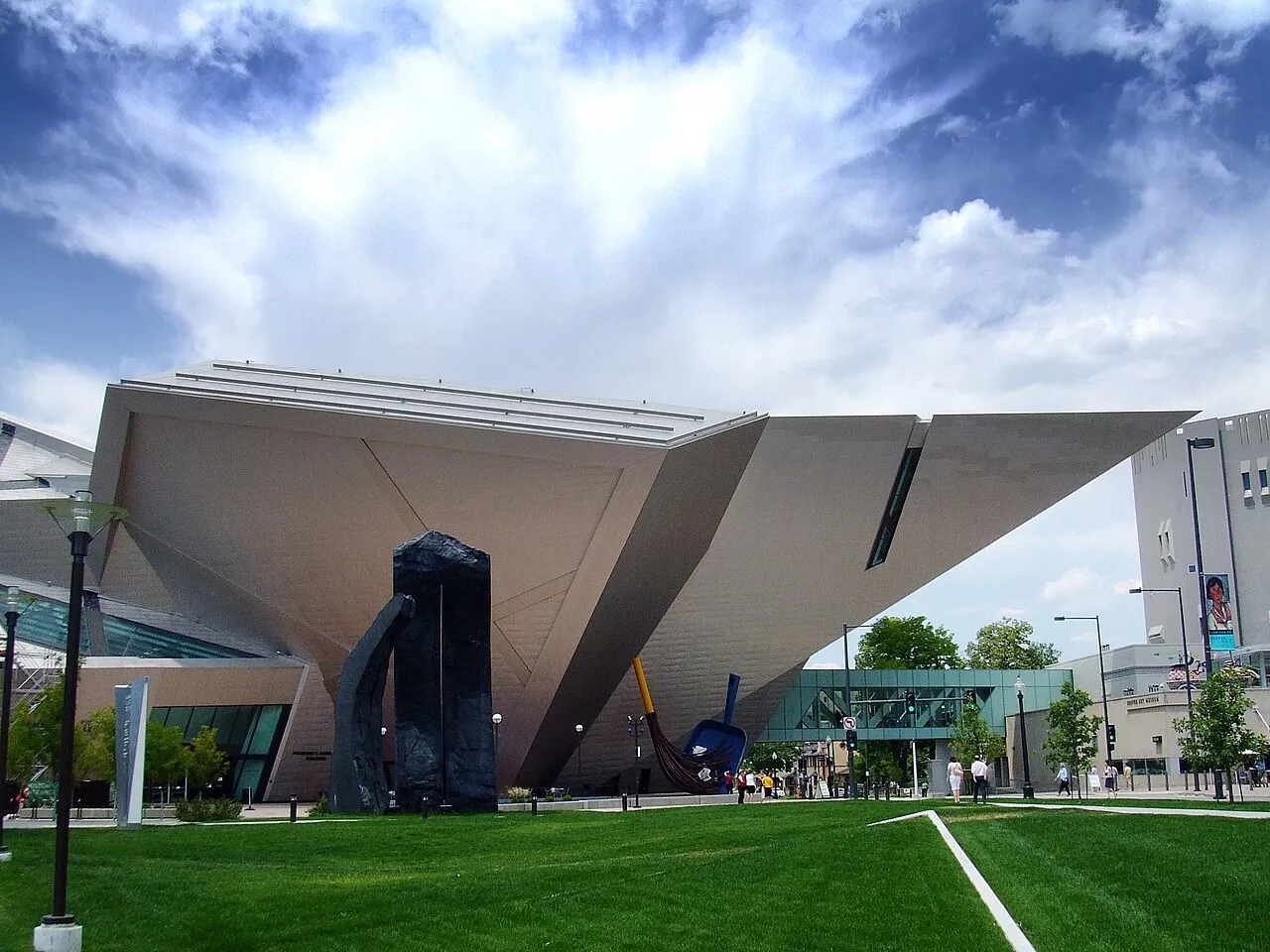 Exterior view of Denver Art Museum