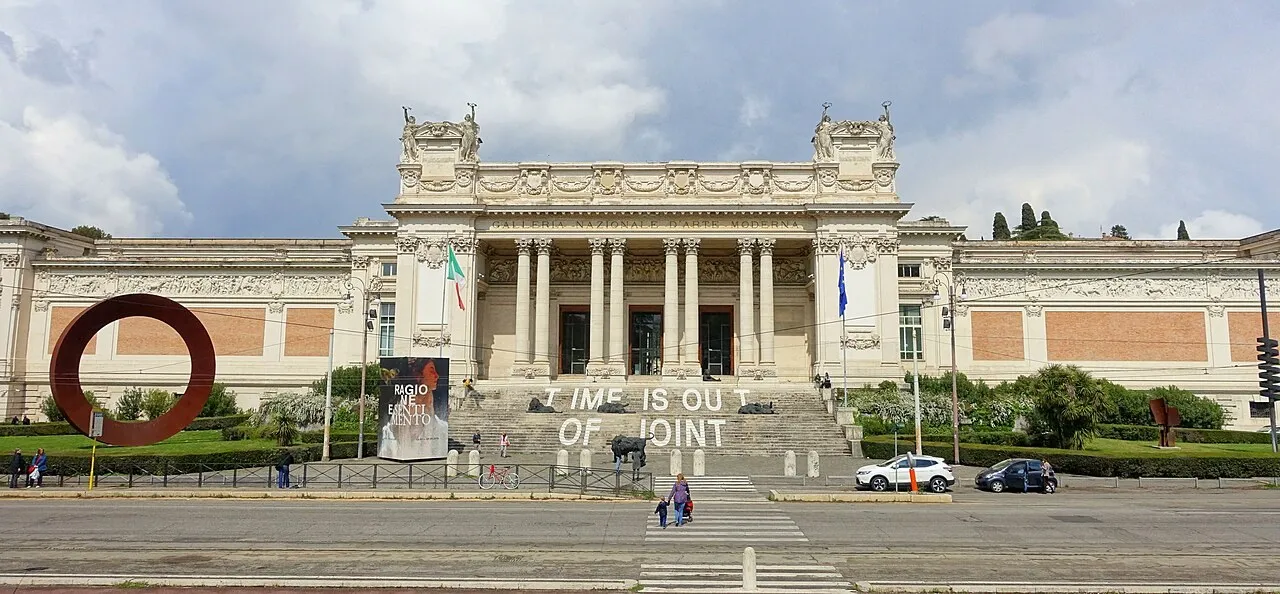 Exterior view of Galleria Nazionale d'Arte Moderna e Contemporanea