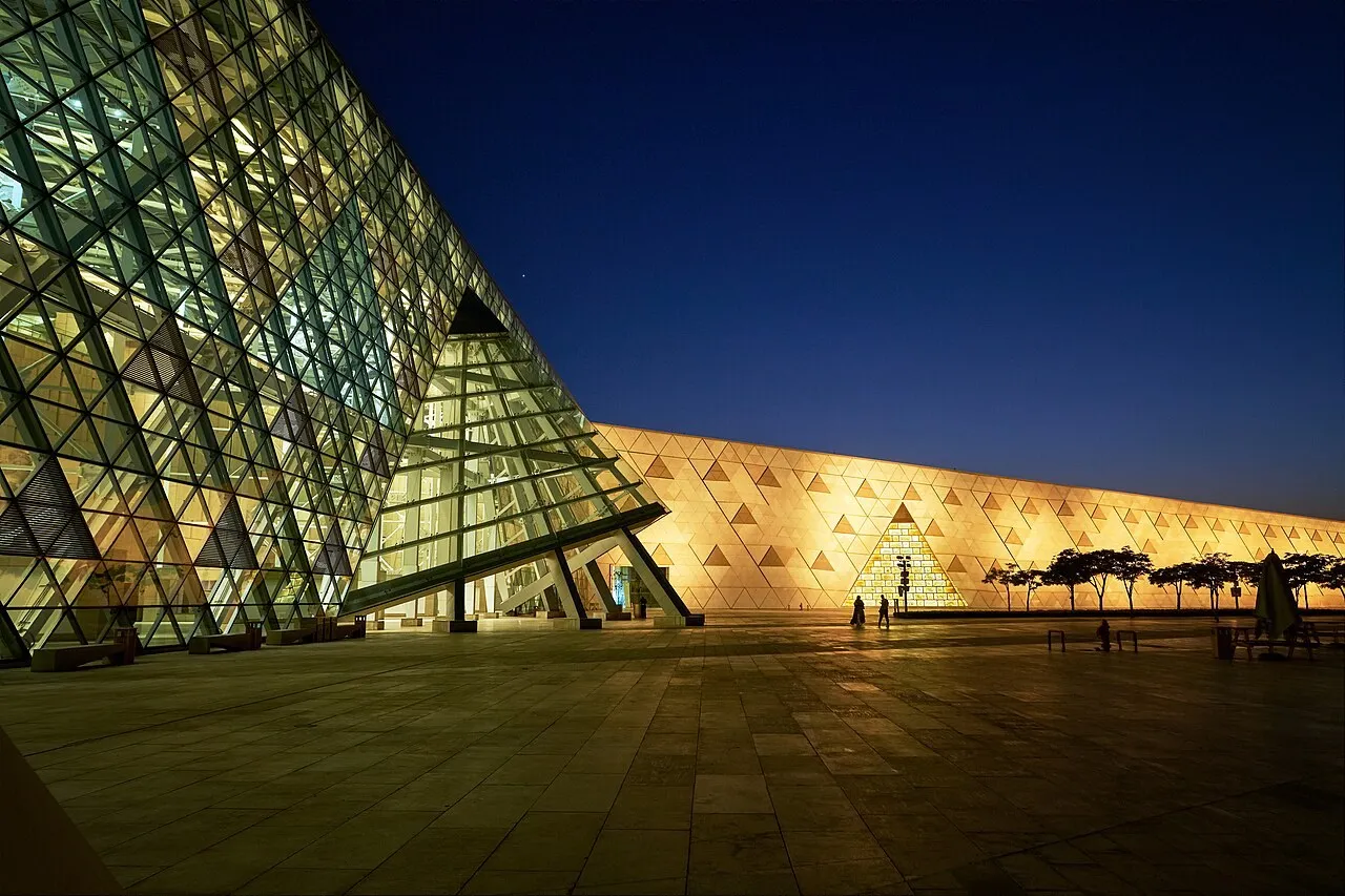 Exterior view of Grand Egyptian Museum