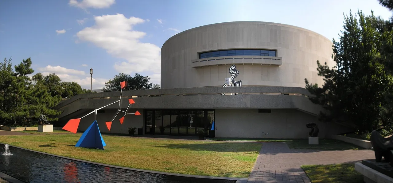 Exterior view of Hirshhorn Museum and Sculpture Garden