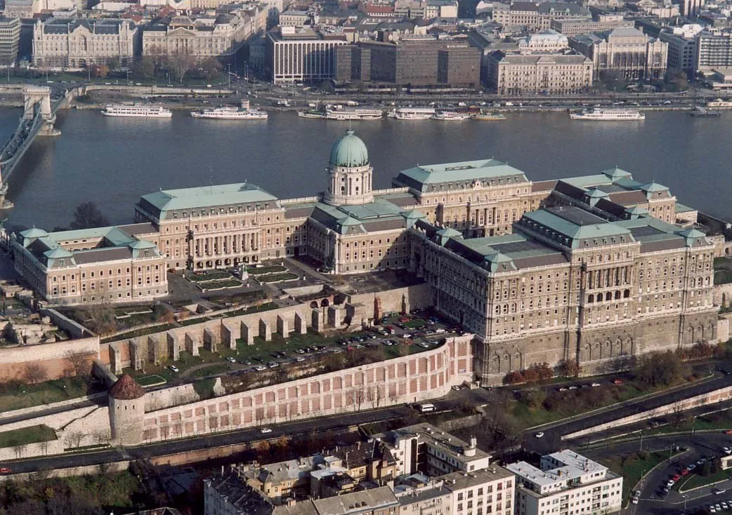 Exterior view of Hungarian National Gallery