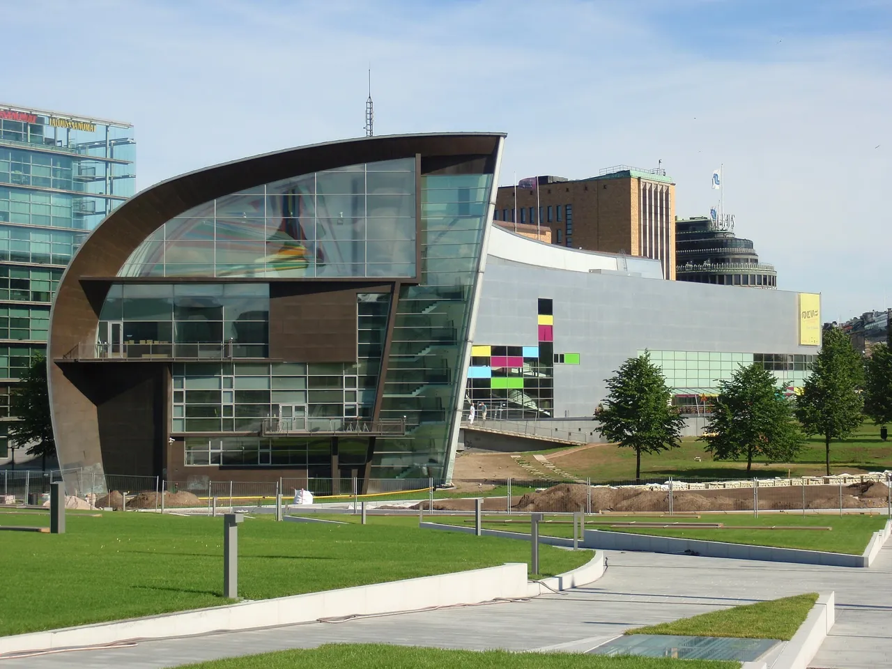 Exterior view of Kiasma Museum of Contemporary Art