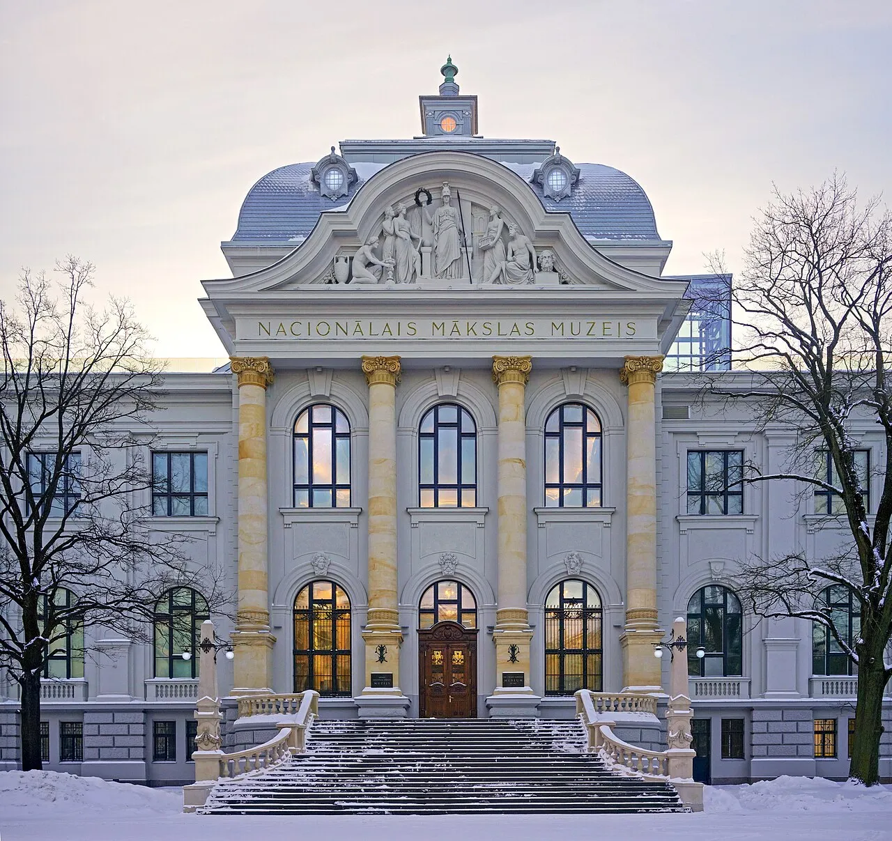 Exterior view of Latvian National Museum of Art