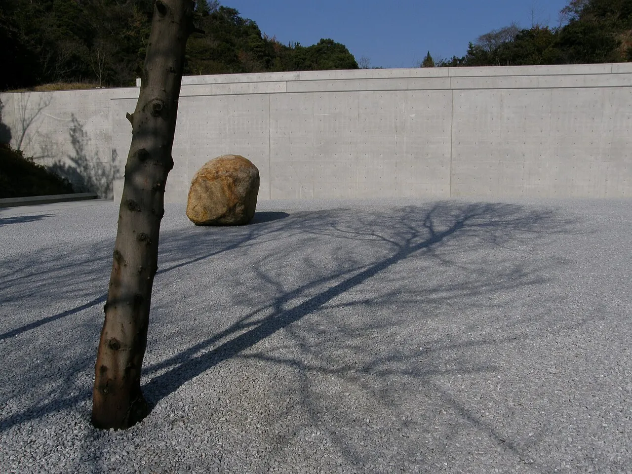 Exterior view of Lee Ufan Museum
