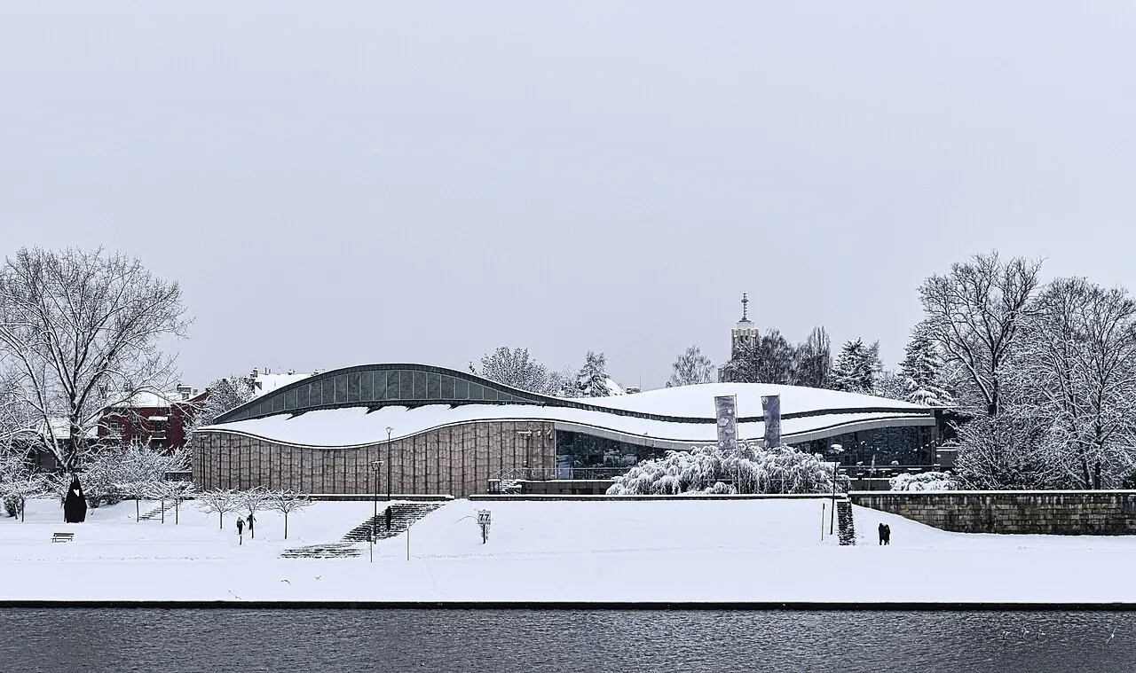 Exterior view of Manggha Museum of Japanese Art and Technology