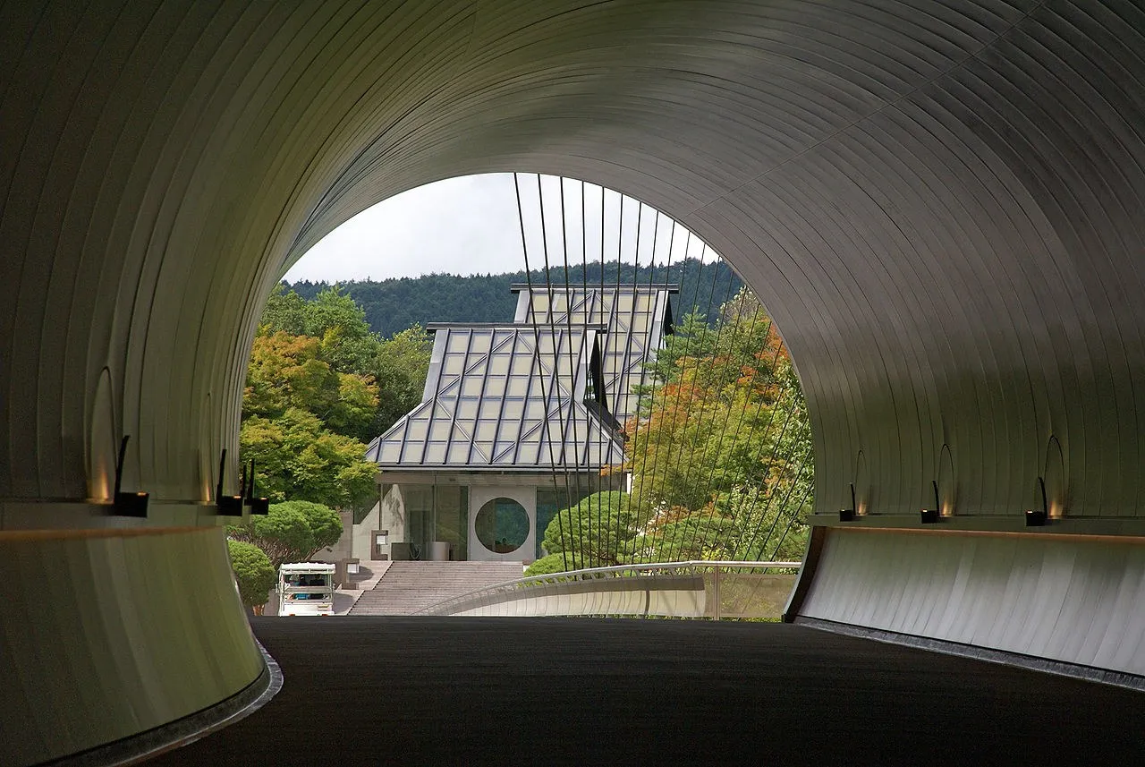 Exterior view of MIHO Museum