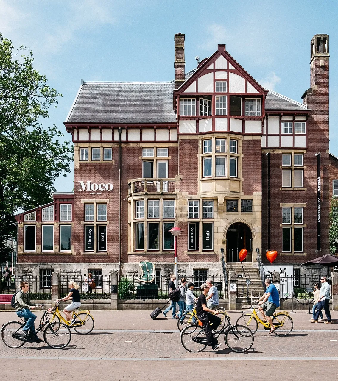 Exterior view of Moco Museum Amsterdam