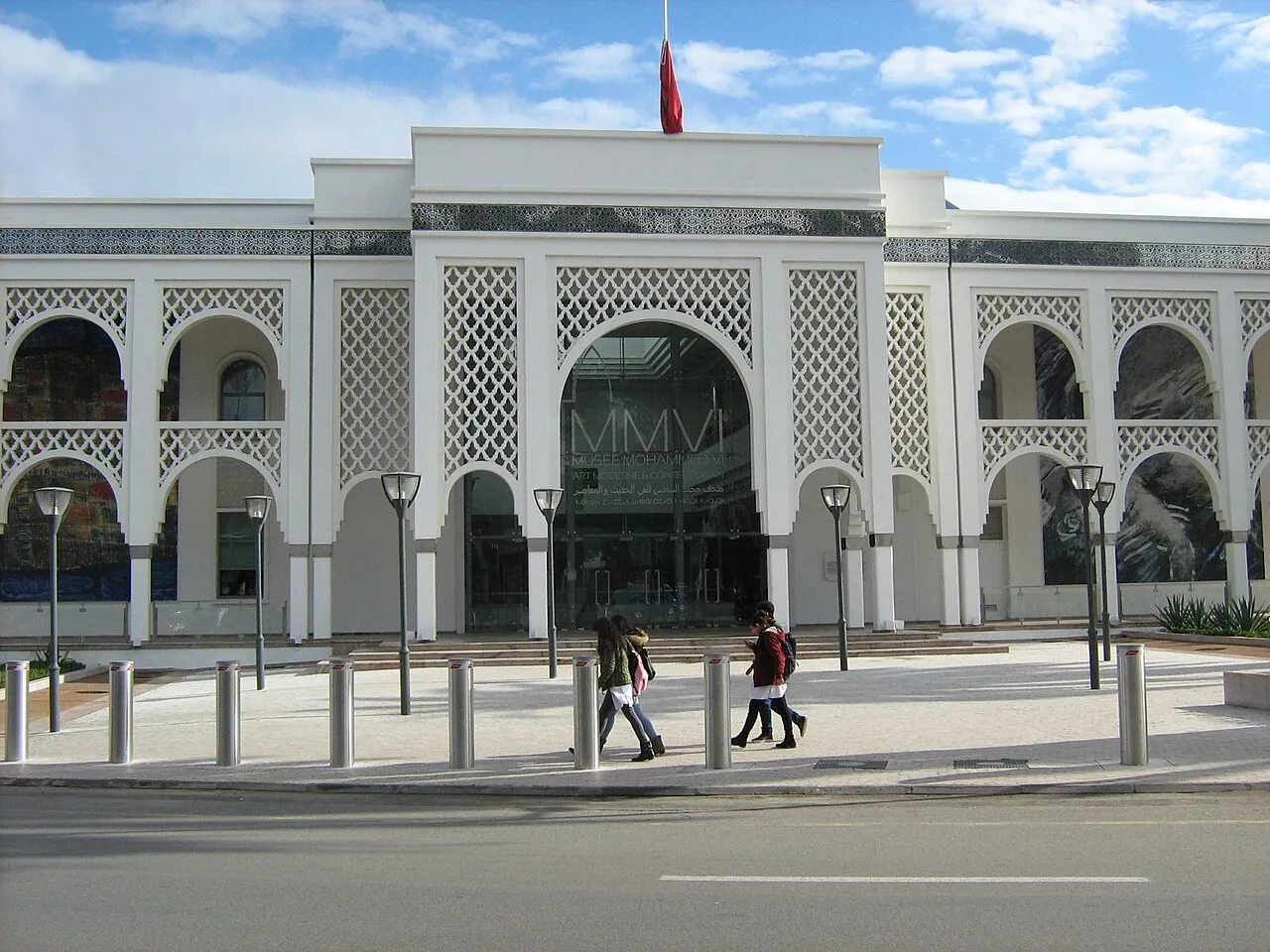 Exterior view of Mohammed VI Museum of Modern and Contemporary Art
