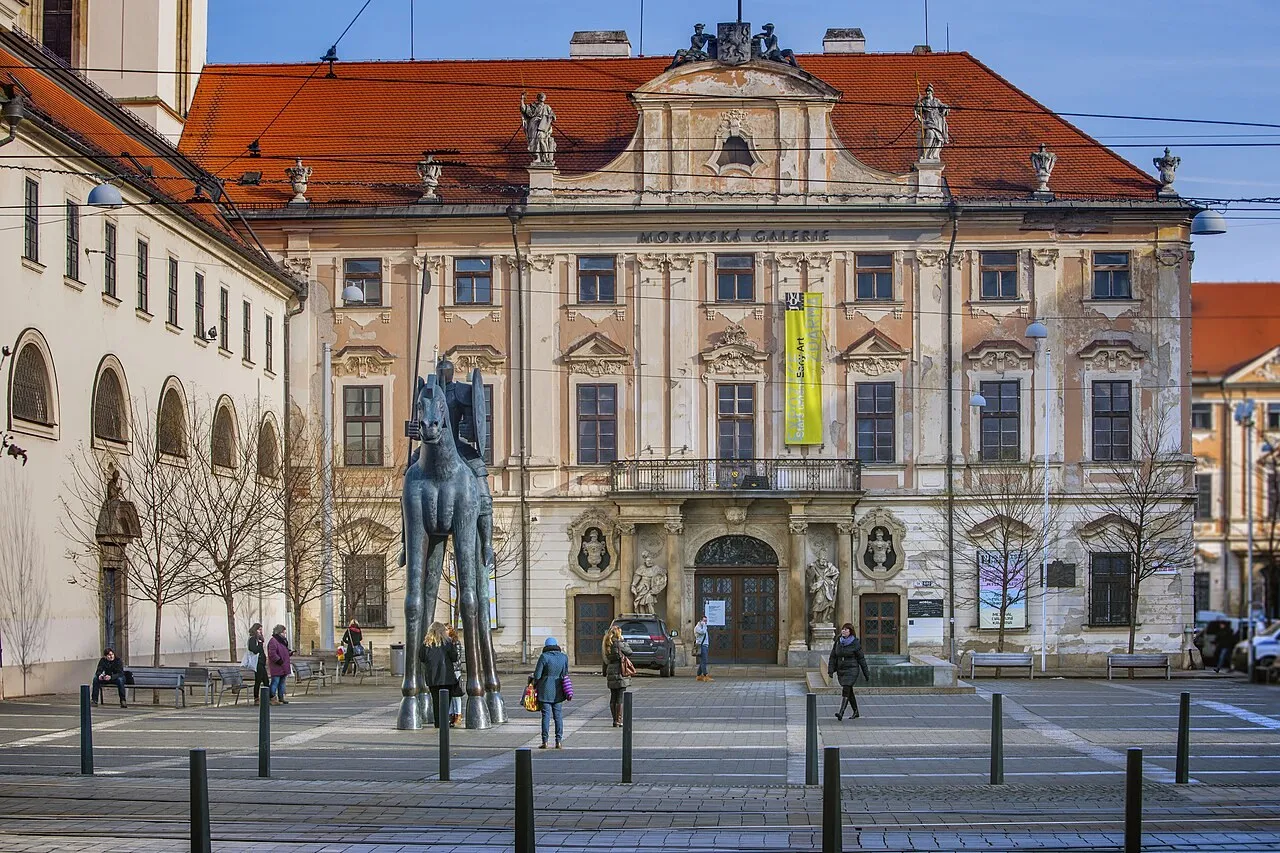 Exterior view of Moravian Gallery in Brno