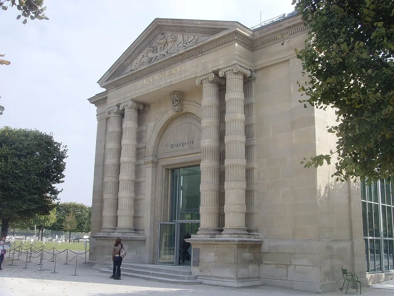 Exterior view of Musée de l'Orangerie