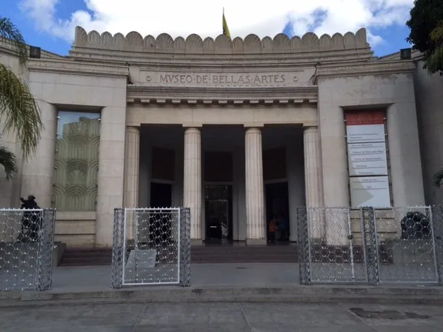 Exterior view of Museo de Bellas Artes de Caracas