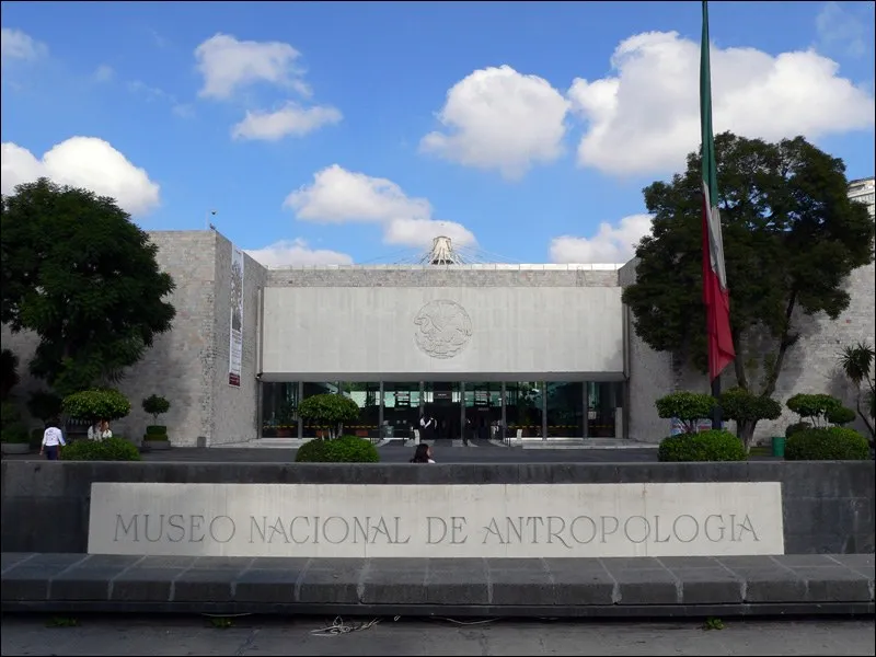 Exterior view of Museo Nacional de Antropología