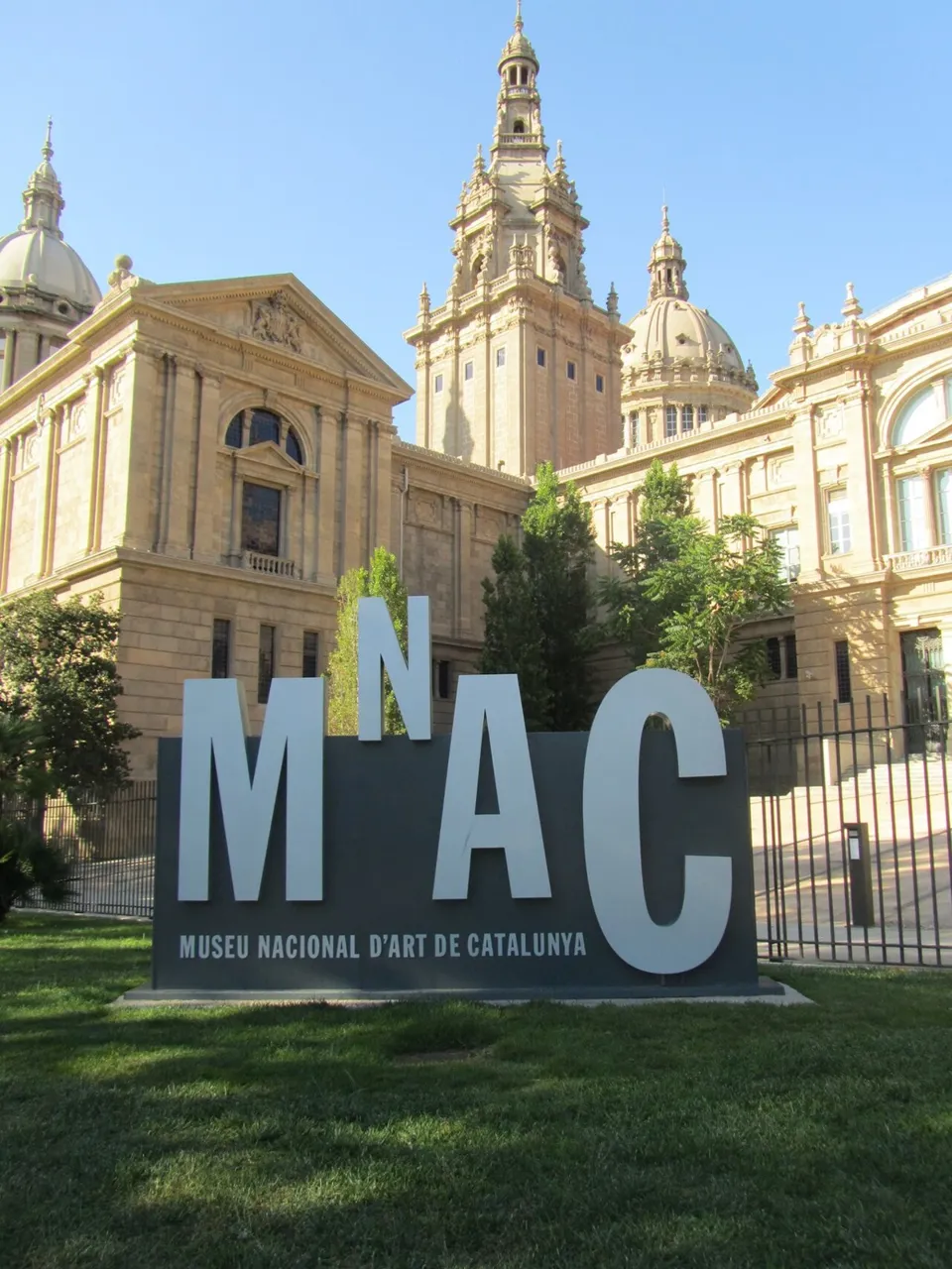 Exterior view of Museu Nacional d'Art de Catalunya (MNAC)
