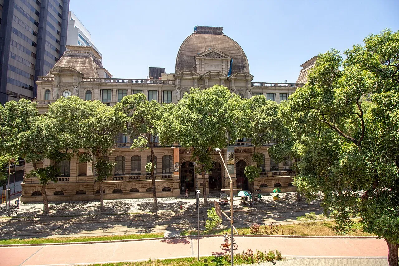 Exterior view of Museu Nacional de Belas Artes