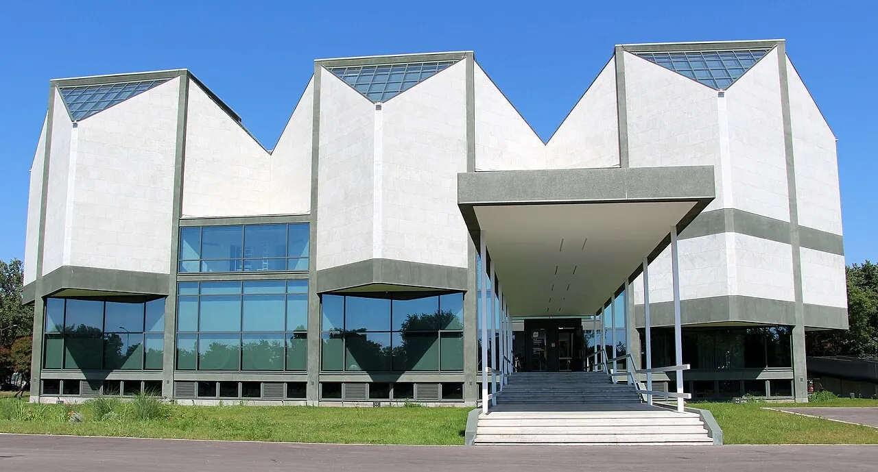 Exterior view of Museum of Contemporary Art Belgrade