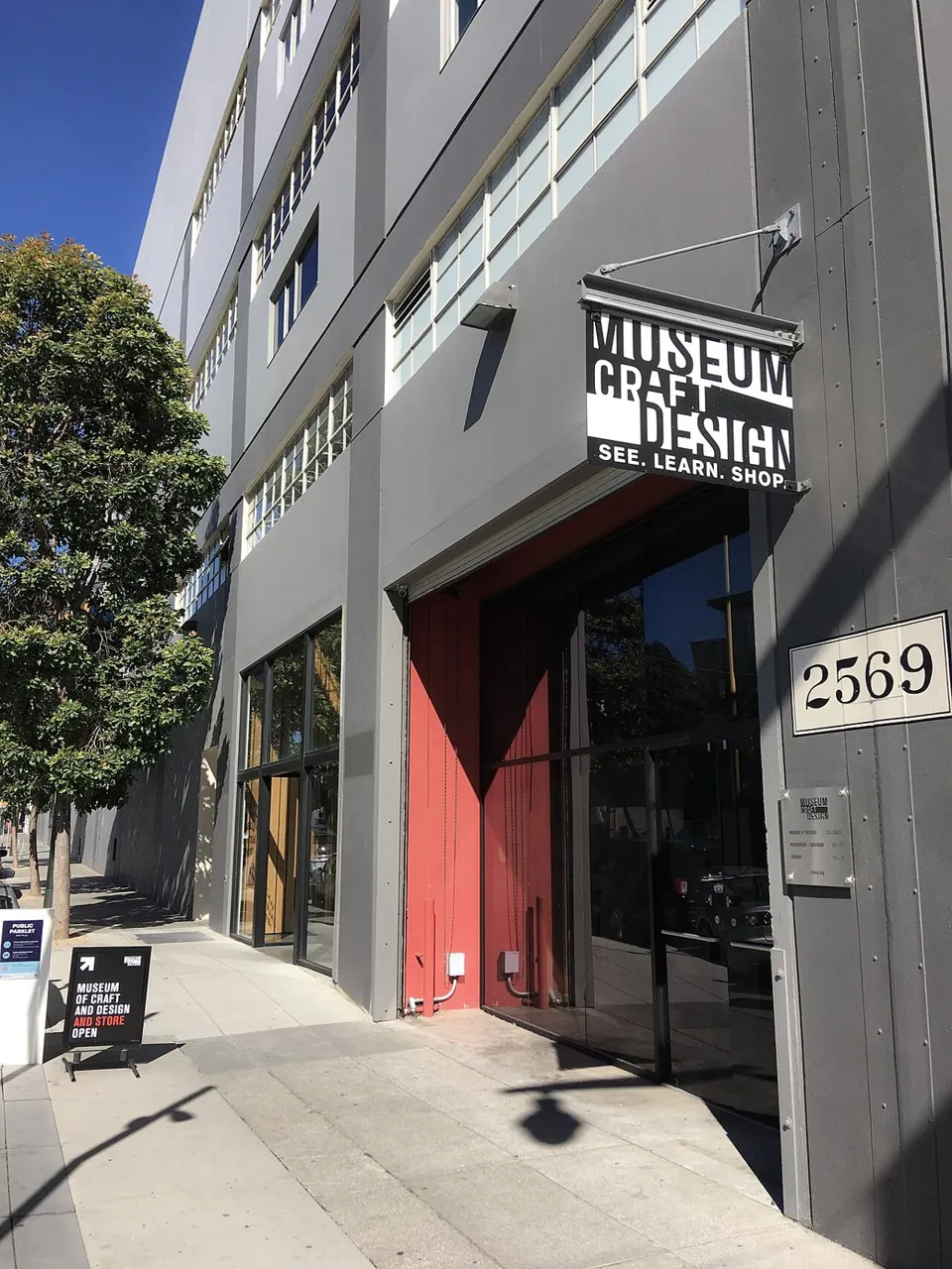 Exterior view of Museum of Craft and Design