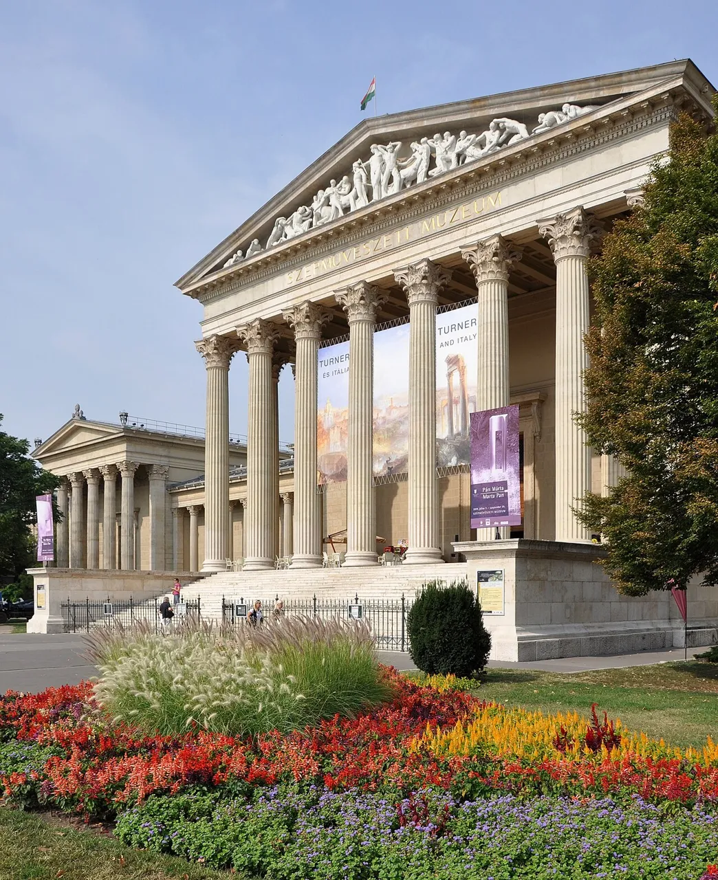 Exterior view of Museum of Fine Arts Budapest