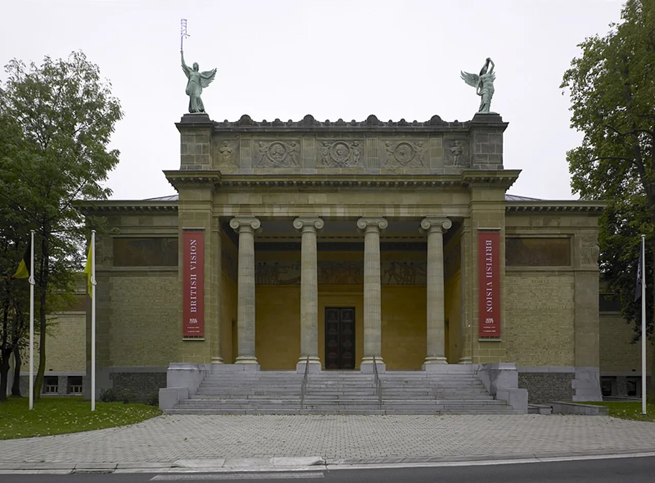 Exterior view of Museum of Fine Arts Ghent (MSK)