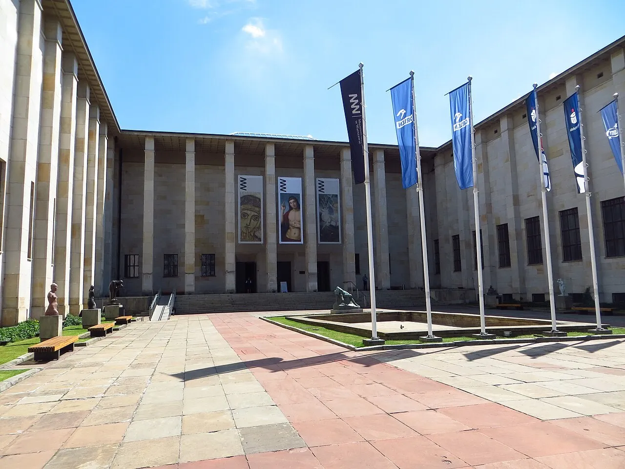 Exterior view of National Museum in Warsaw