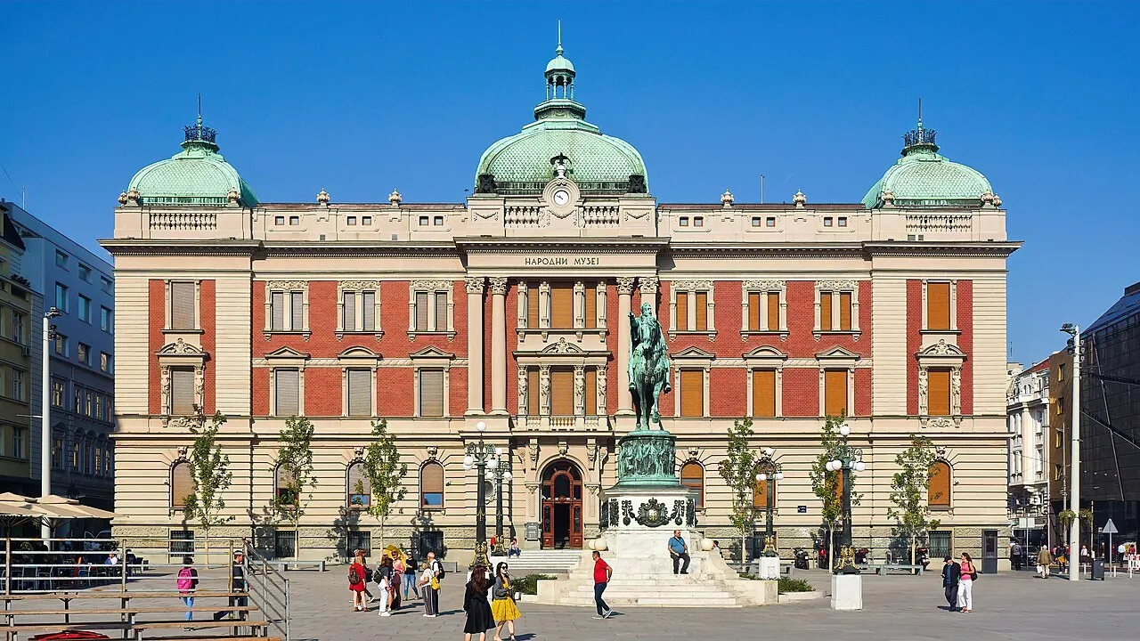 Exterior view of National Museum of Serbia