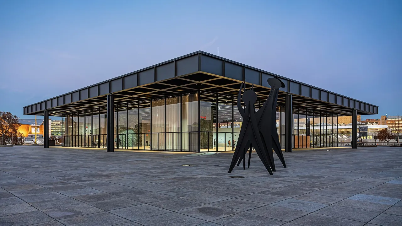 Exterior view of Neue Nationalgalerie
