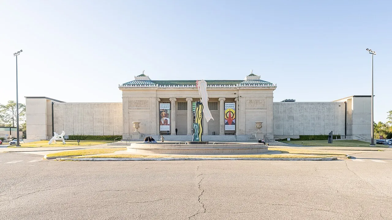 Exterior view of New Orleans Museum of Art