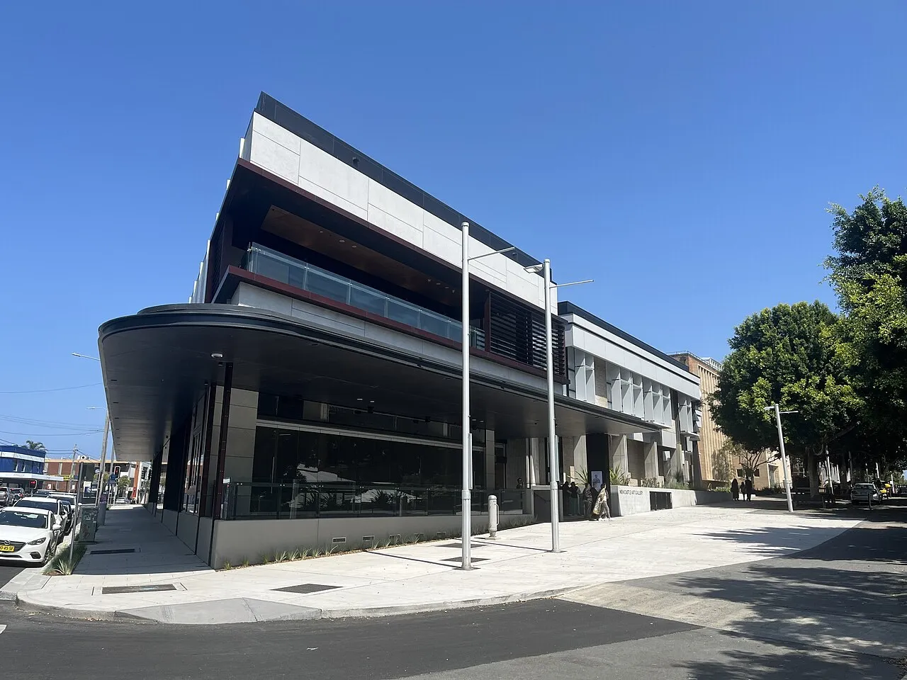 Exterior view of Newcastle Art Gallery