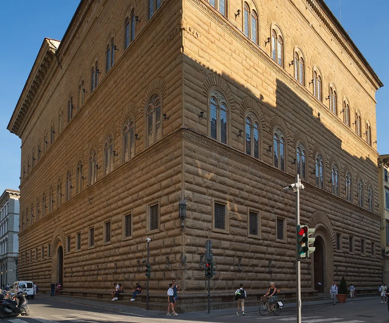 Exterior view of Palazzo Strozzi