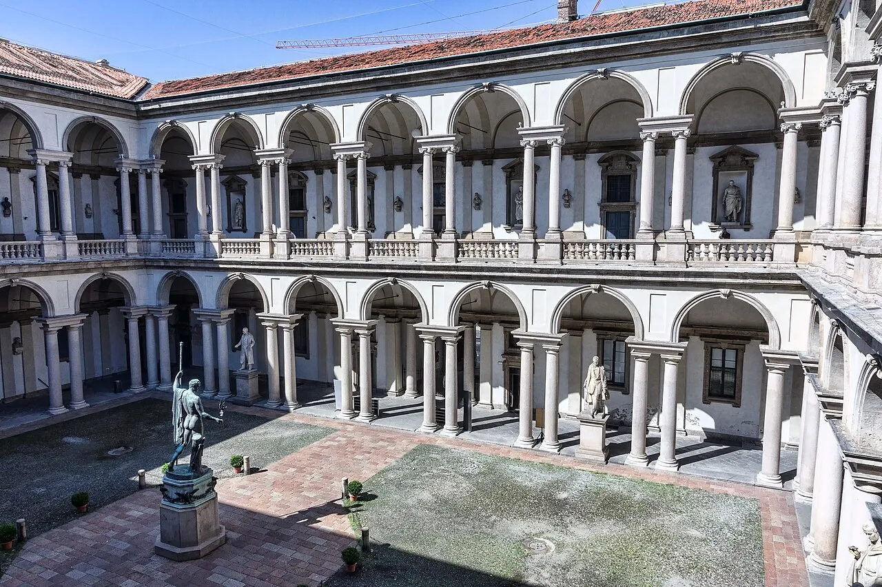 Exterior view of Pinacoteca di Brera