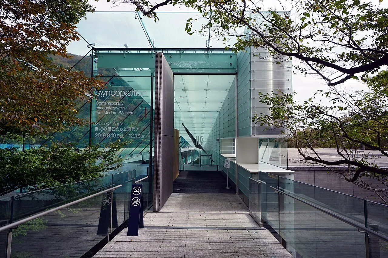 Exterior view of Pola Museum of Art