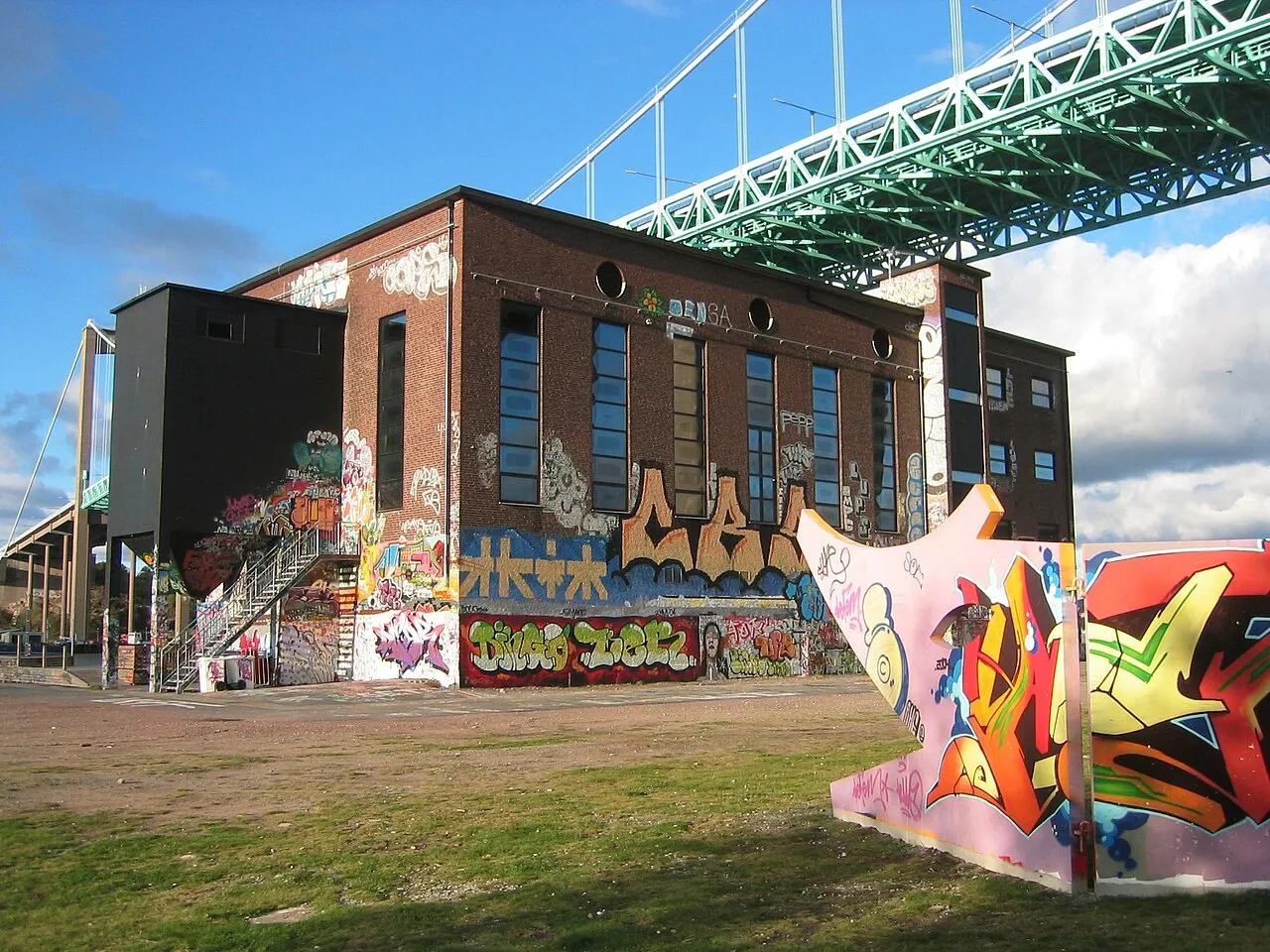Exterior view of Röda Sten Konsthall