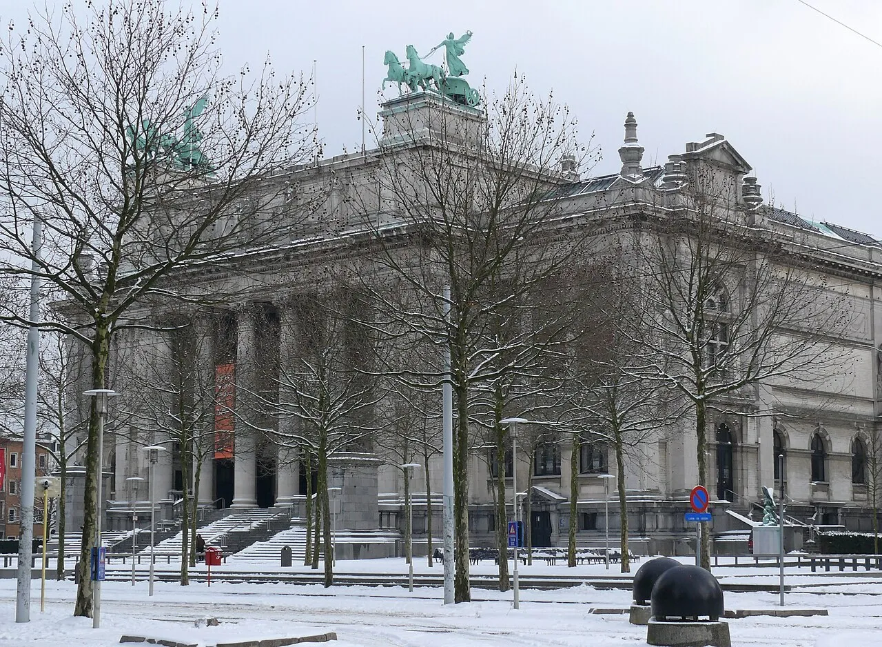 Exterior view of Royal Museum of Fine Arts Antwerp (KMSKA)