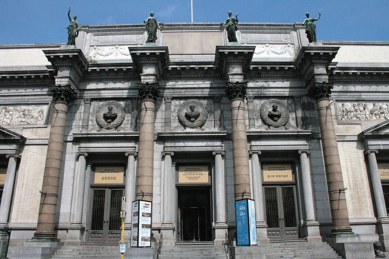 Exterior view of Royal Museums of Fine Arts of Belgium