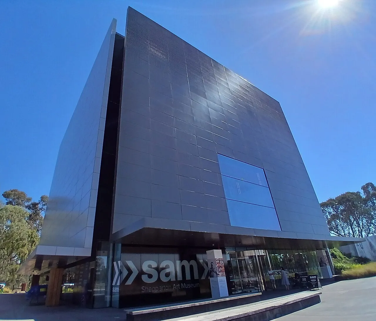 Exterior view of Shepparton Art Museum
