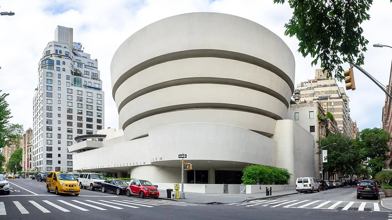 Exterior view of Solomon R. Guggenheim Museum
