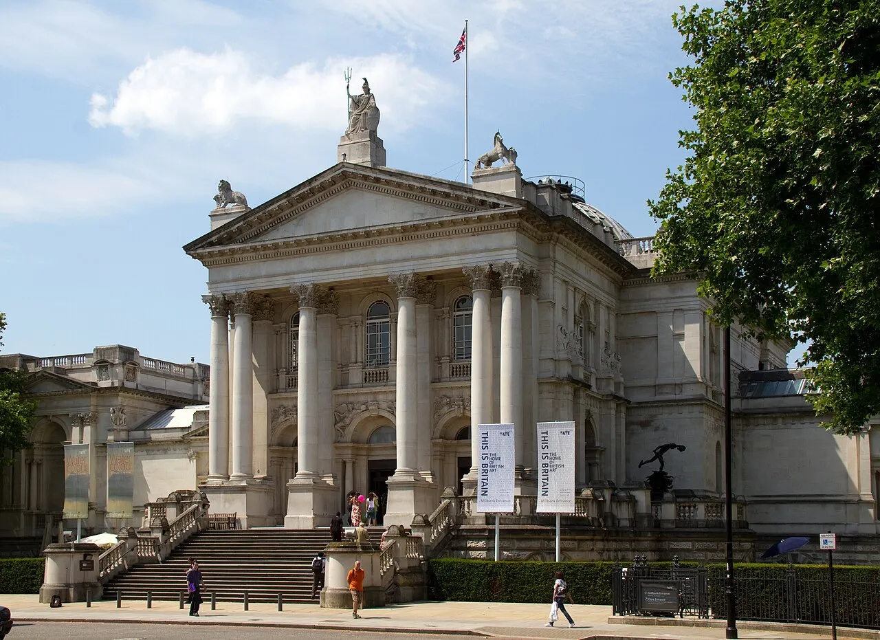 Exterior view of Tate Britain